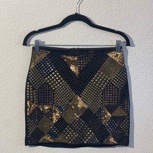 Guess Ponte Embellished Skirt  
Style #W63D45K4IP0